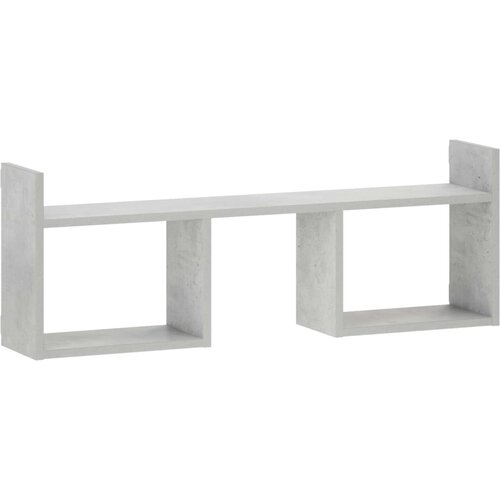  Zidna polica Betonska siva 90 x 17 x 32 cm Prerađeno drvo Slike
