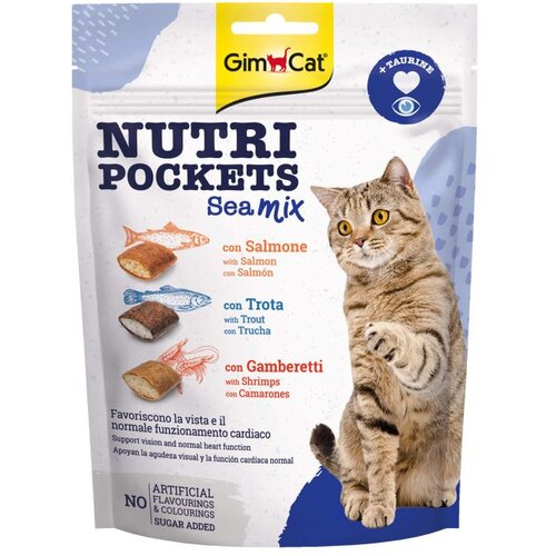 Gimborn GimCat GimCat Poslastica za mačke Nutri Pockets Sea Mix, 150g Cene