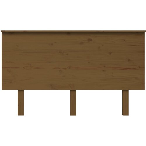  Uzglavlje za krevet boja meda 139x6x82,5 cm od masivne borovine Slike