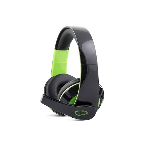 Esperanza Slu&amp;scaron;alice sa mikrofonom GAMING ESPERANZA CONDOR EGH300G, green, volume control Slike