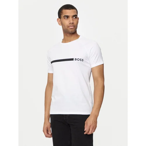 Boss Majica T-Shirt Rn Slim Fit 50517970 Bela Slim Fit