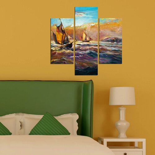 Wallity Set slika 3MDF-094, 3 Dela Cene