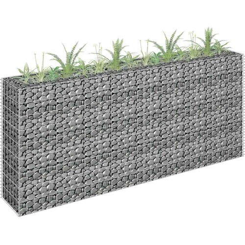  Gabionska sadilica od pocinčanog čelika 180 x 30 x 90 cm Cijene
