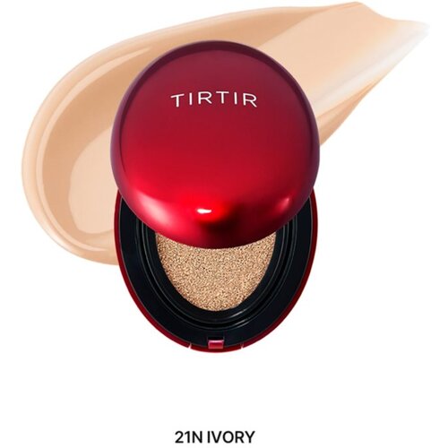 TIRTIR Mask Fit Red Cushion dugotrajni puder u spužvici s visokom UV za&amp;scaron;titom nijansa 21N Ivory 18 g Slike