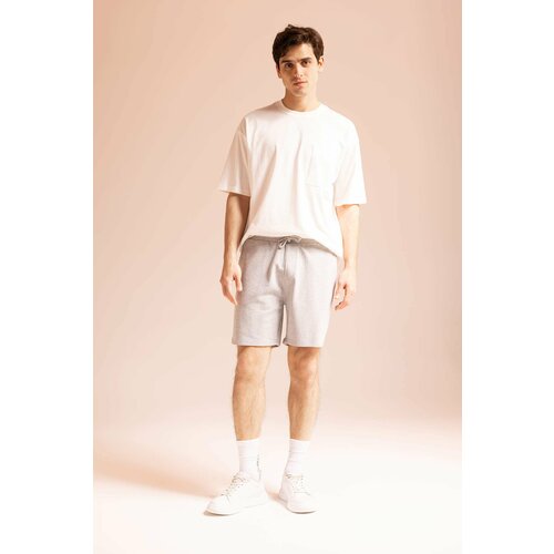 Defacto Slim Fit Cropped Leg Sweatshirt Fabric Shorts Slike