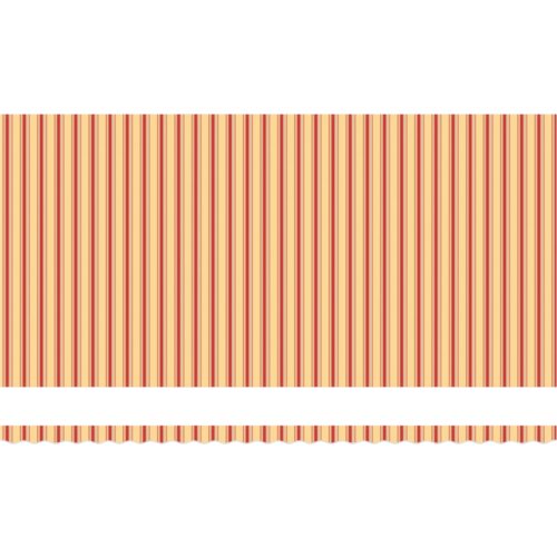 VidaXL Automatska uvlačna tenda s LED žutom i narančastom 600x300 cm Slike