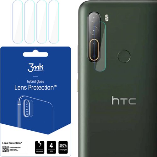 3mk ZA&amp;Scaron;ČITA ZA LEČE KALJENO STEKLO ZA HTC U20 5G OVITEK, (22003033) Slike