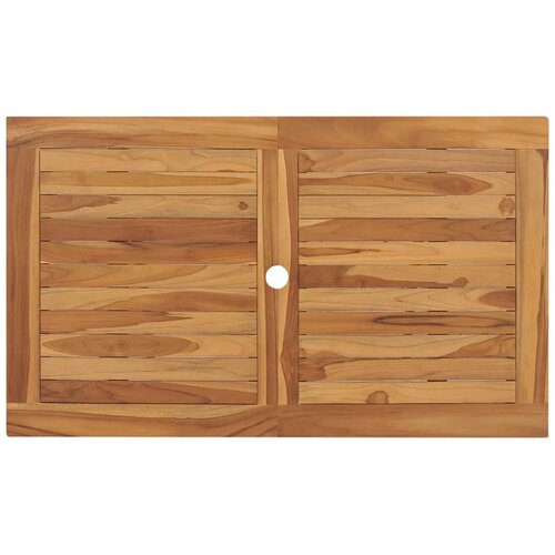  Sklopivi vrtni stol od tikovine 120 x 70 x 75 cm Slike