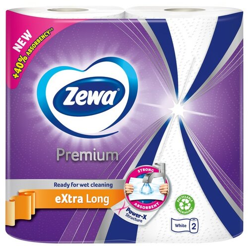 Zewa premium extra long papirni ubrusi 2 komada Cene