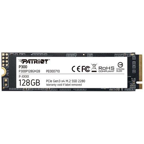 Patriot SSD 128GB, M.2;2280 PCIe Gen3 x 4, NVMe 1.3R/W: 1700/1100 MB/s Cijene