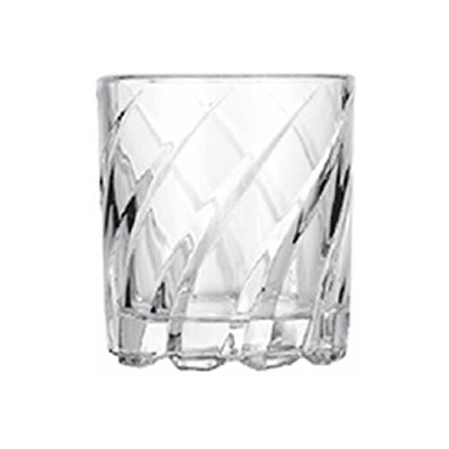 Staklena čaša za viski reljefna 280 ml KB054A Slike