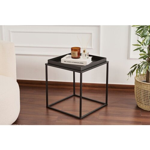 Hanah home klub sto Shb-18, 45x45x52 cm, Crni Slike
