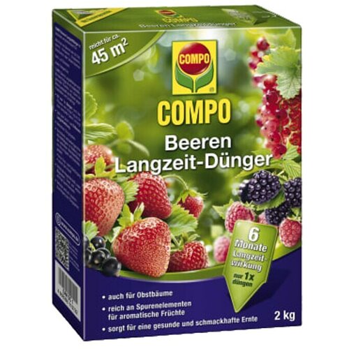 COMPO gnojivo za bobičasto voće (2 kg, sadržaj je dovoljan za: 45 m&amp;sup2;) Slike