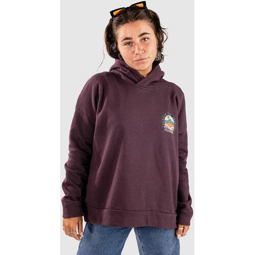 Passenger Outlook Recycled Cotton Hoodie deep plum Slike