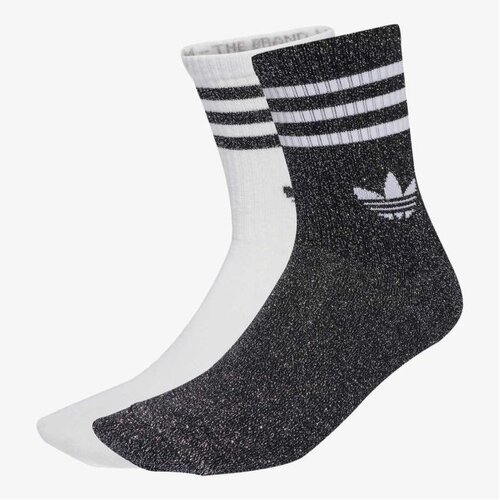 Adidas 3S Glitter Cr 2 Nogavice black / white Slike