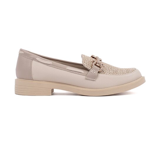 GOODIN Light beige loafers with leather insole Cijene