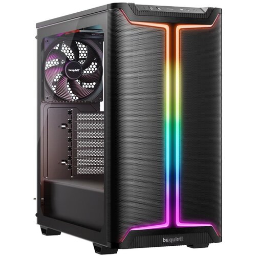 BE QUIET PURE BASE 501 DX Black, MB compatibility: ATX / M-ATX / Mini-ITX, Three pre-installed ! Pure Wings 3 140mm fans, Ready for water co Cene