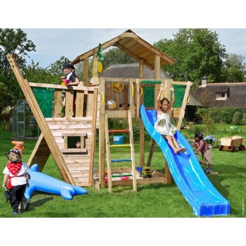 Jungle Gym Chalet + Boat Modul igralište Slike
