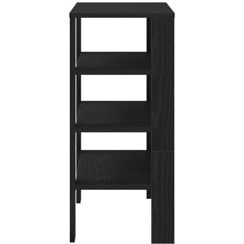 Stalak za cipele crni 61x32x70 cm od konstruiranog drva Slike