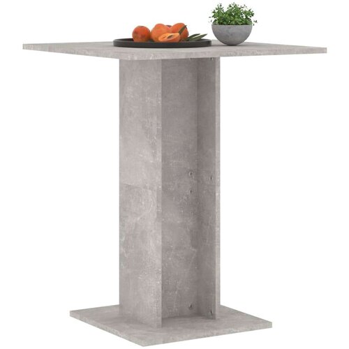  Bistro stol boja betona 60 x 60 x 75 cm od konstruiranog drva Slike