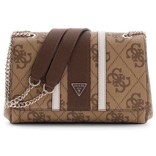 Guess Jeans Noelle II ženska torba s lančićem 24x16x7 cm bež Slike