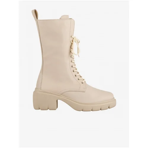 Högl Beige Women's Leather Boots Louise - Women