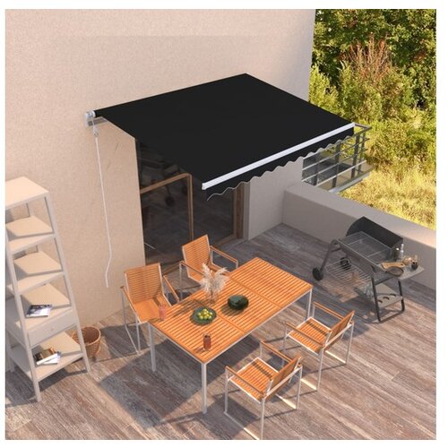  Avtomatsko zložljiva tenda 300x250 cm antracitna Cene