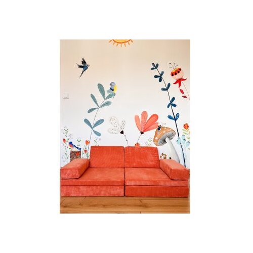 Atelier Del Sofa puzzle - orange orange 2-Seat sofa-bed Cene