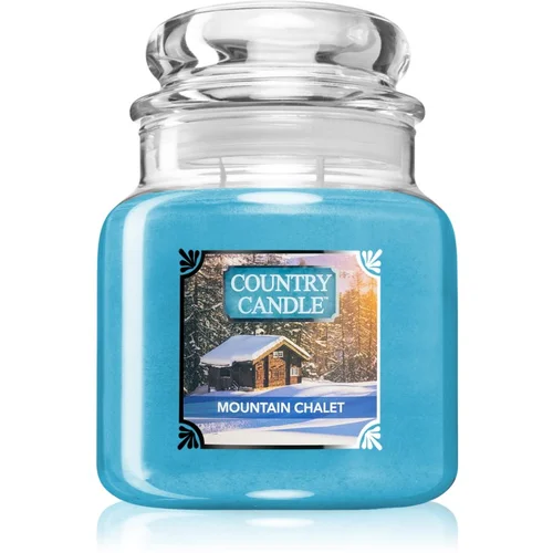 Country Candle Mountain Challet dišeča sveča 453 g