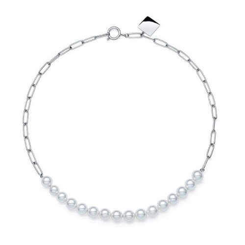  Ženska oliver weber aspect pearl ste ogrlica sa belim swarovski perlama ( 12201 ) Cene