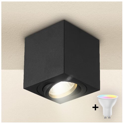  Brilagi - LED RGBW prigušiva ugradna spot svetiljka MIA 1xGU10/6W/230V 84x80 mm crna Cene