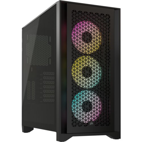 Corsair iCUE 4000D RGB AIRFLOW crna | PC kući&amp;scaron;te Slike