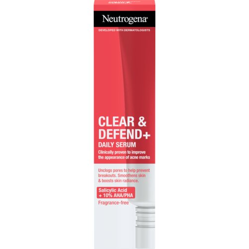 Neutrogena Clear &amp;amp; Defend+, dnevni serum za obraz Slike