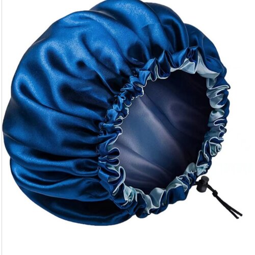 INF Dvoslojna satenska kapa za spanje z nastavljivo elastiko NavyBlue, (21685963) Cene