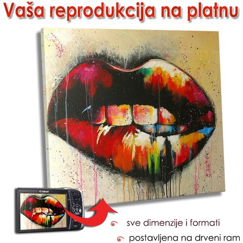  Reprodukcija na platnu - KVADRAT S 50x50 cm Cene