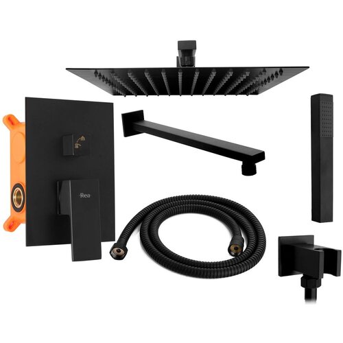 REA Bath Fenix Set za skrito vgradnjo Črna + BOX Cene