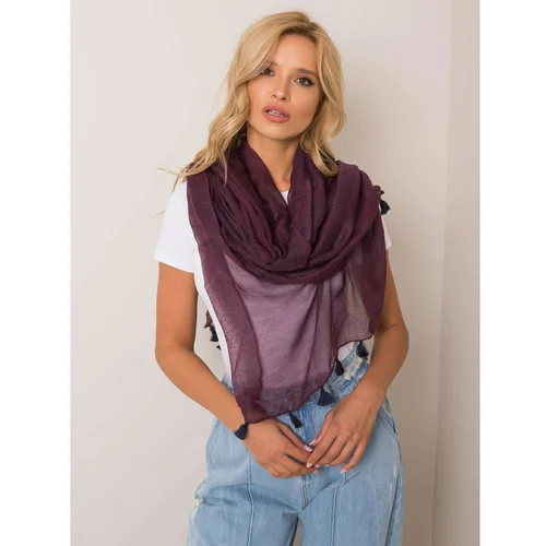 Fashion Hunters Chestnut scarf with fringes