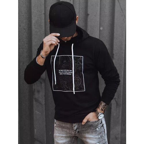 DStreet Bluza męska czarna Slike