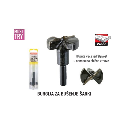 Benman Burgija za drvo fi 35 Cene