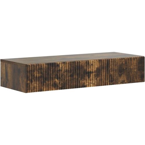 Stolna montirana na zid Dimljeni hrast 87 5 x 34 5 x 17 cm Cene