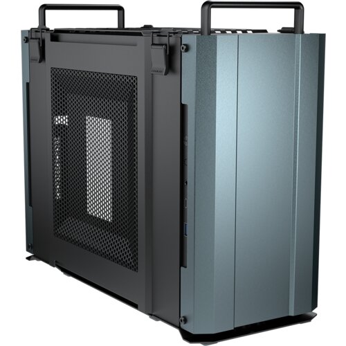 Cougar I Dust 2 Iron Gray I 385QM90.0001 I Case I Mini-ITX / Aluminum panel / Type C 3.1 x1, USB3.0 x1 / 2pcs black fans - CGR-5QM9G Cene