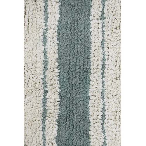 Lorena Canals Modra/kremno bela pralna ročno tkana bombažna preproga 90x130 cm Gastro Vintage Blue &amp;ndash; Slike