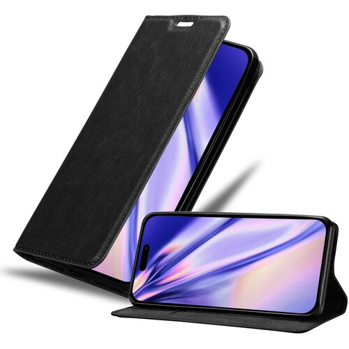 Cadorabo Case, združljiv z Apple v nočni črni barvi - zaščitni pokrov z magnetnim zapiranjem, stoječo funkcijo in režo za kartico, (20602750) Cene