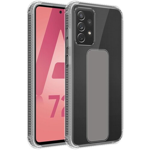 Cadorabo Ohi&scaron;je, združljiv s Samsungom v sivi - za&scaron;čitni pokrov, narejen iz fleksibilnega silikona TPU z držalom in funkcijo stojala, (20593466) Cene