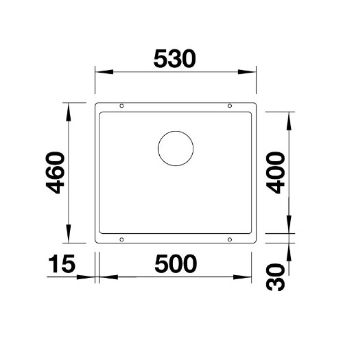 Blanco sudopera Subline 500-U Black Edition 526340 Slike