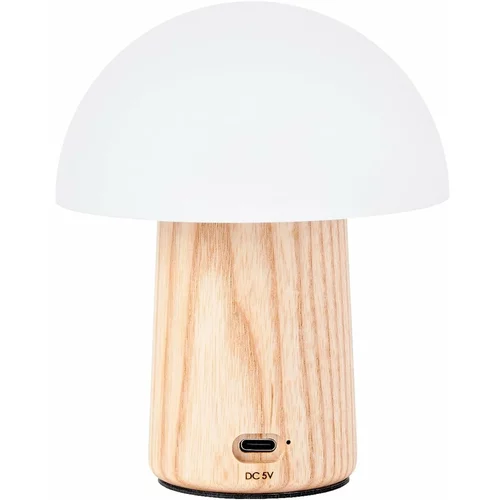 Gingko Prigušiva stolna lampa u prirodnoj boji sa staklenim sjenilom (visina 13 cm) Alice -