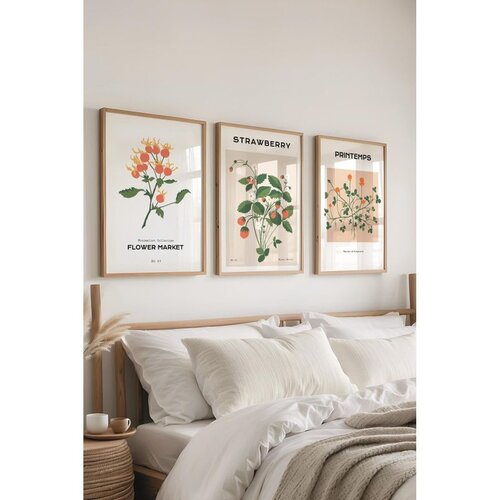 WALLXPERT Ç-300483 - 3040 set dekorativnih slika u više boja (3 komada) Cene
