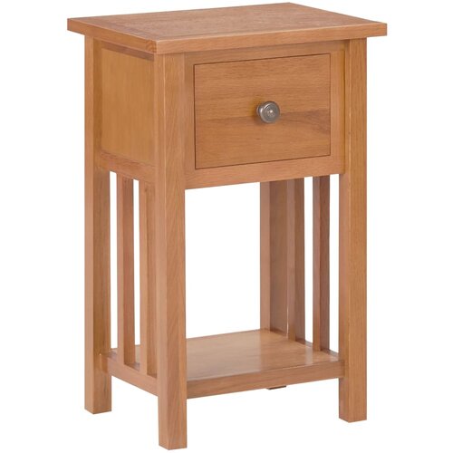 Ormarić za časopise s ladicom 35x27x55 cm od masivne hrastovine Cijene