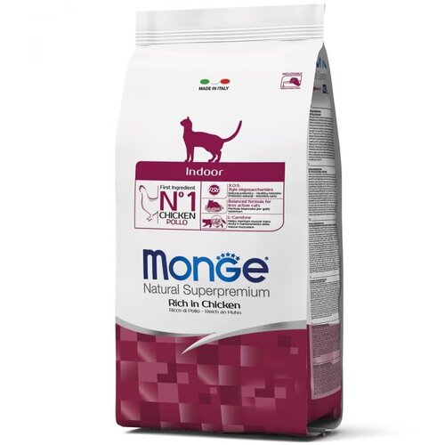 Monge Natural Indoor 10kg - Hrana za odrasle mačke sa piletinom Cene