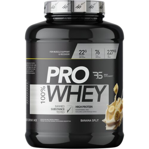 Basic Supplements pro whey protein &amp;ndash; visokokvalitetan izvor proteina - bela čokolada 908g Slike